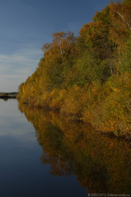 Сенеж осенью